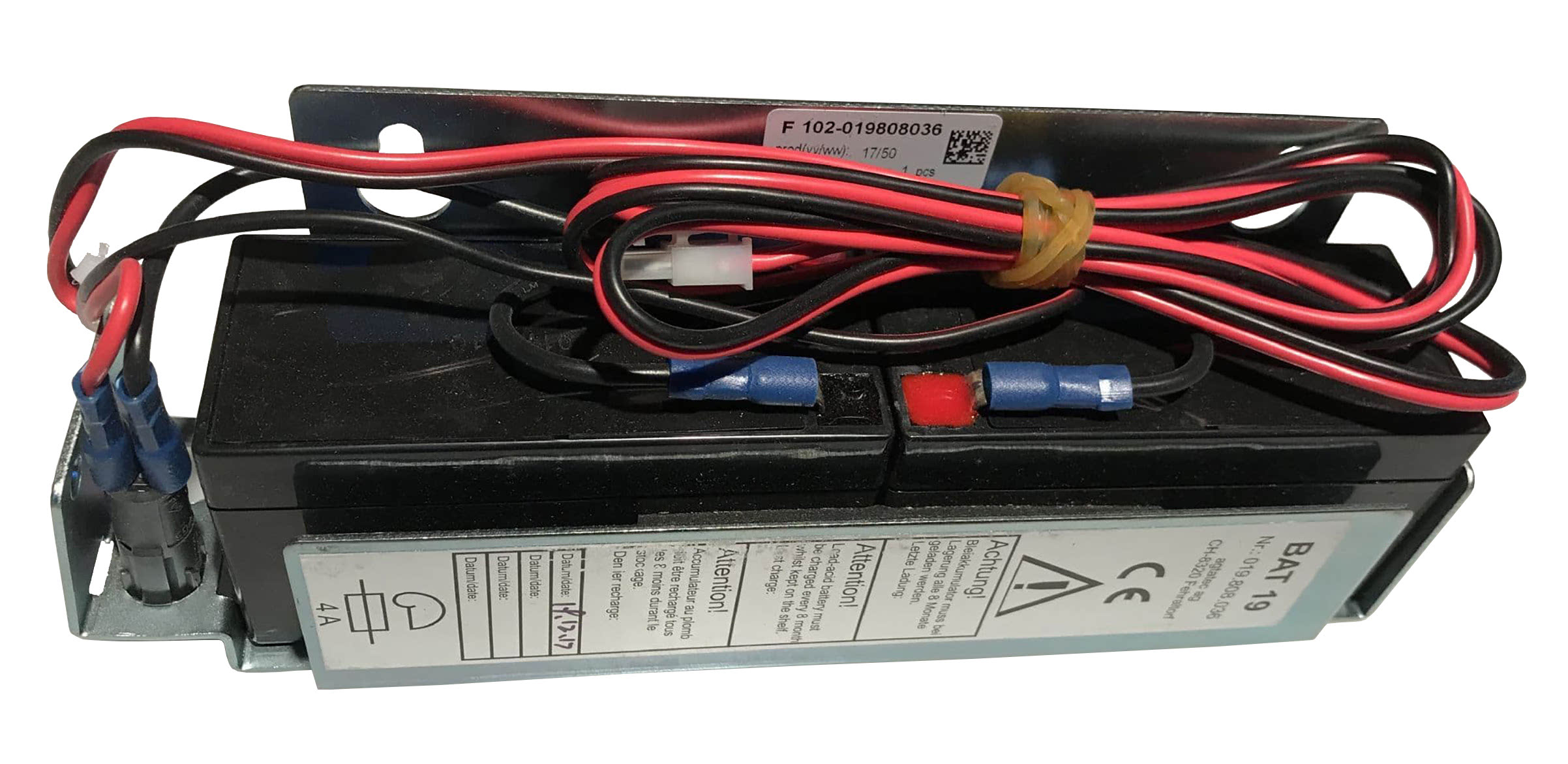 Record BAT19 F-102 REC-019808036 battery replacement