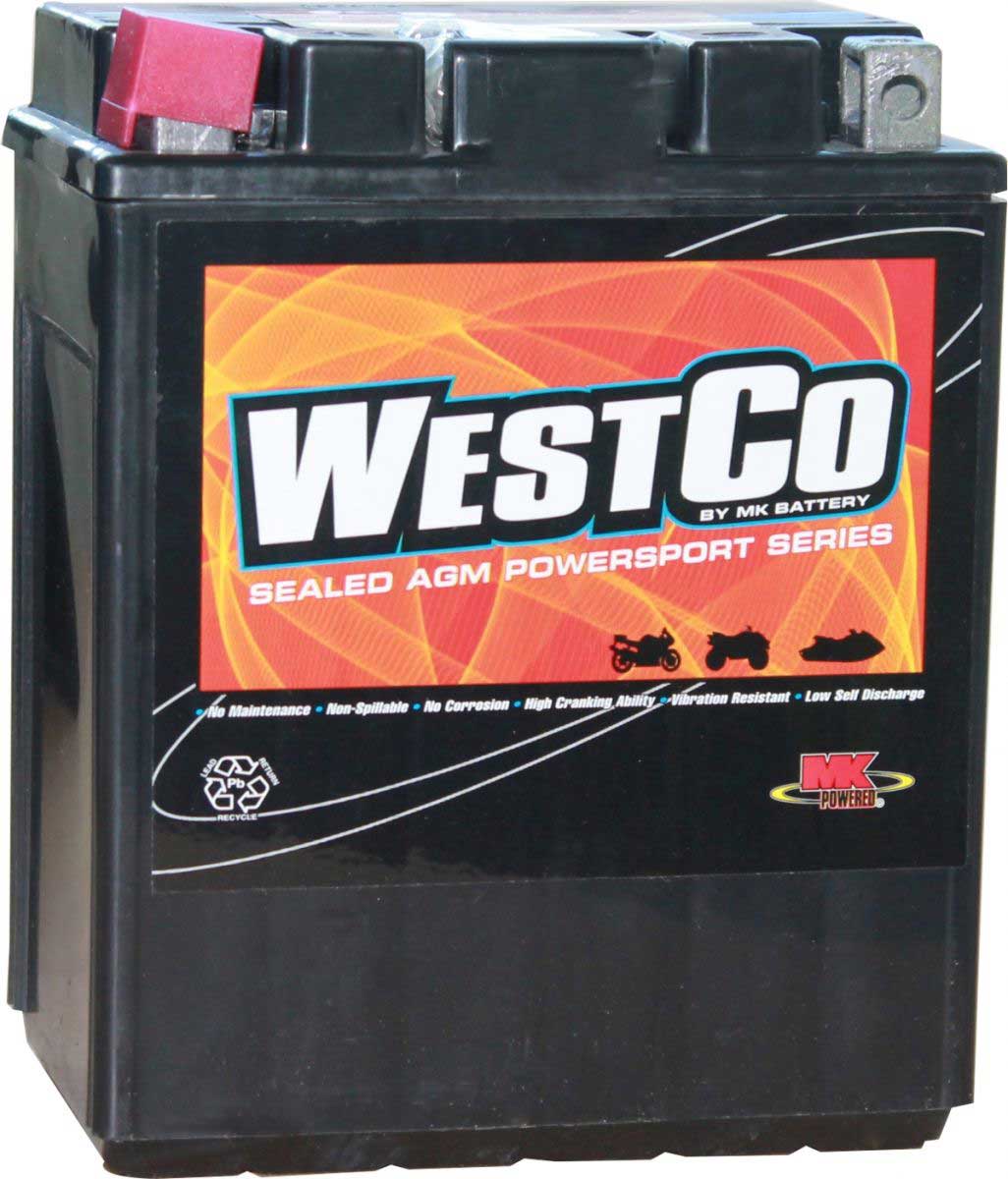 12V14-A2 WestCo Classic motorbike battery 12v 14ah 190CCA