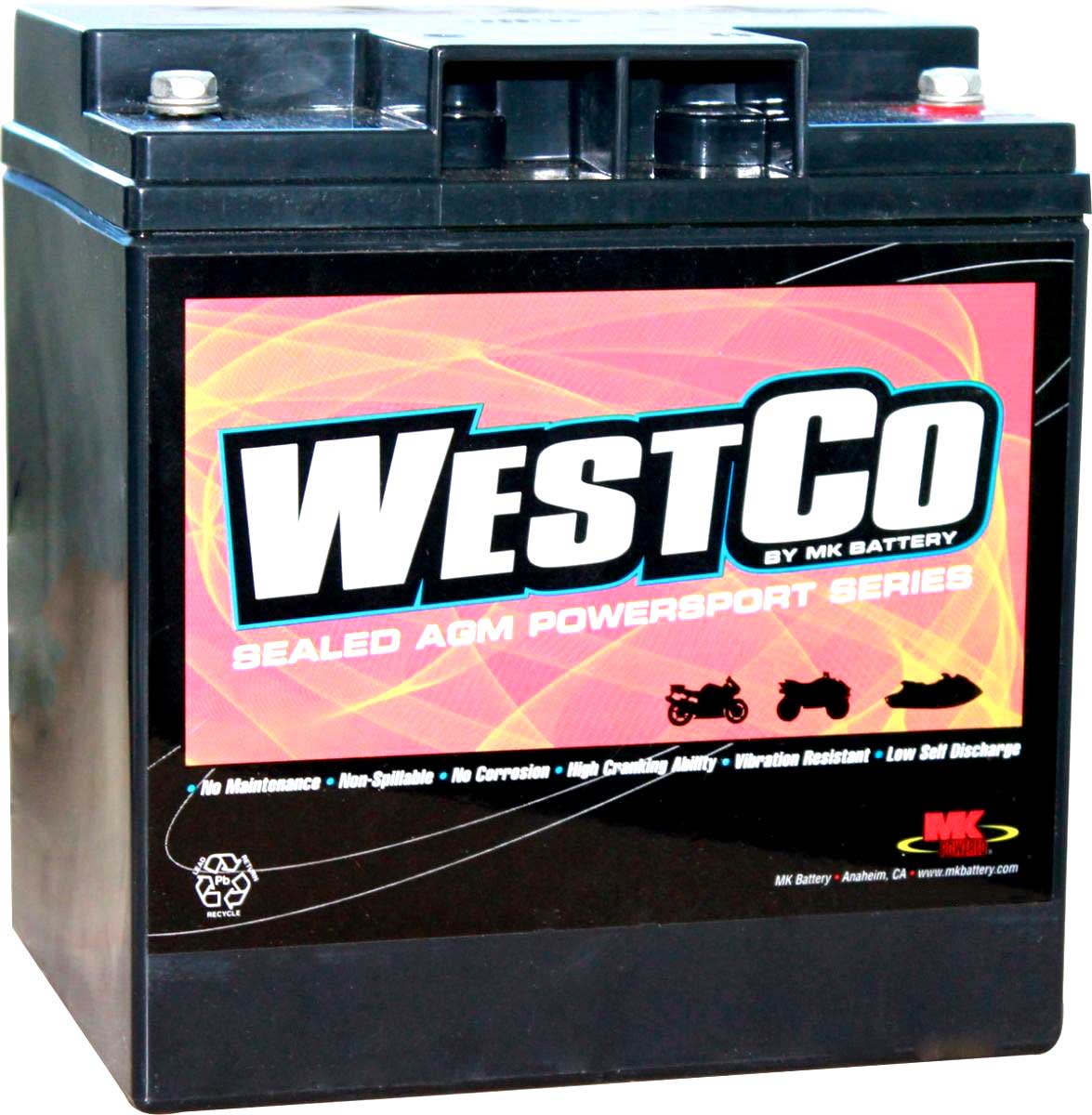 12V30 WestCo Classic motorbike battery 350CCA