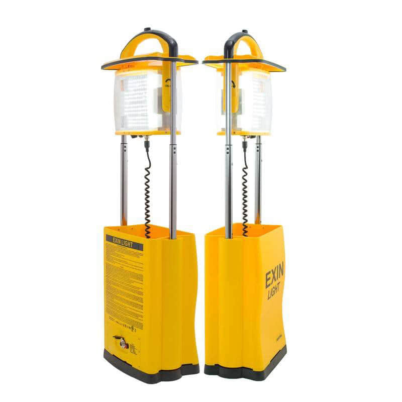 Battery replacement for EXIN IN1600LB portable lighting system