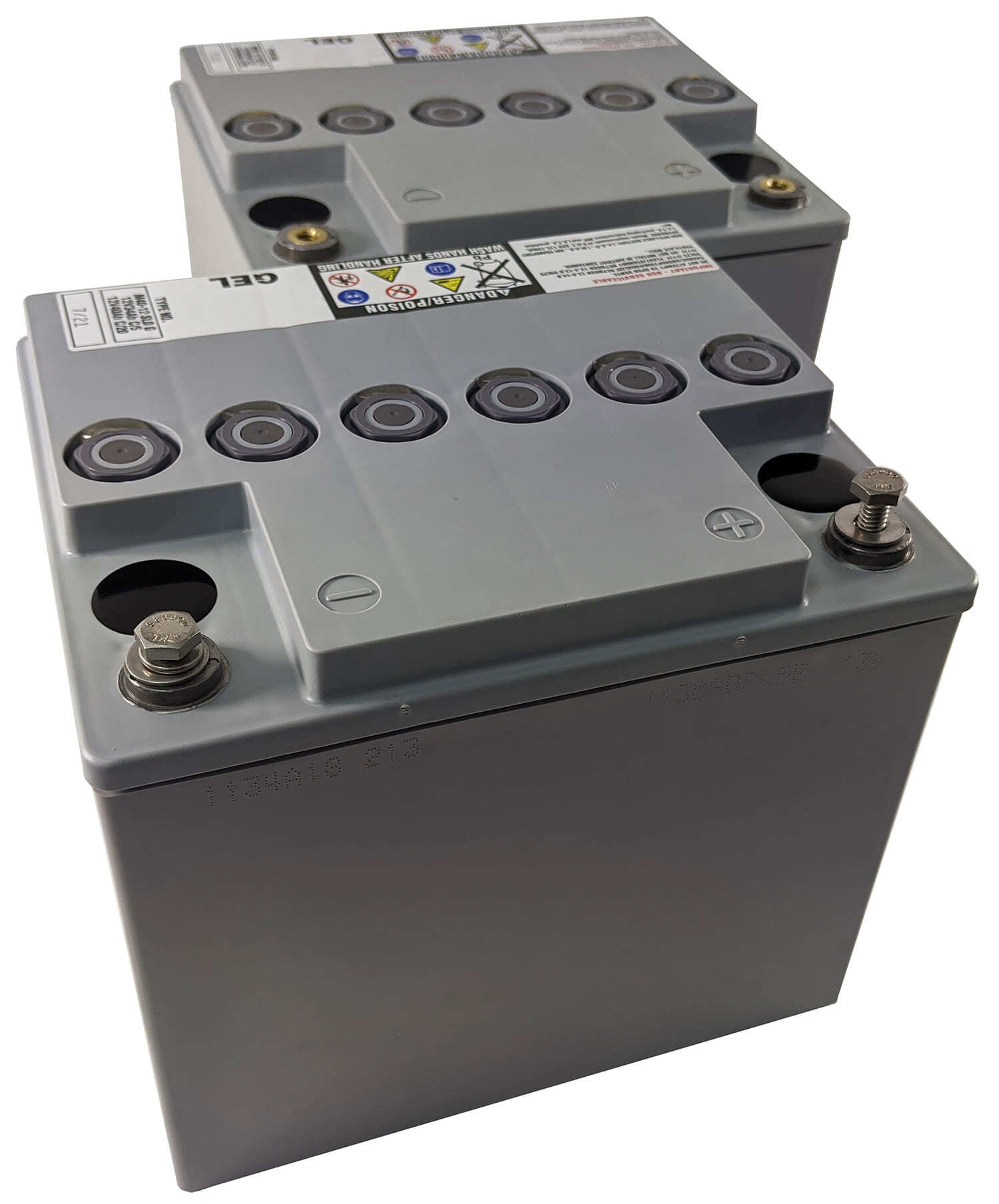 GEL 40ah battery x2 mobility scooter wheelchair sealed deep cycle