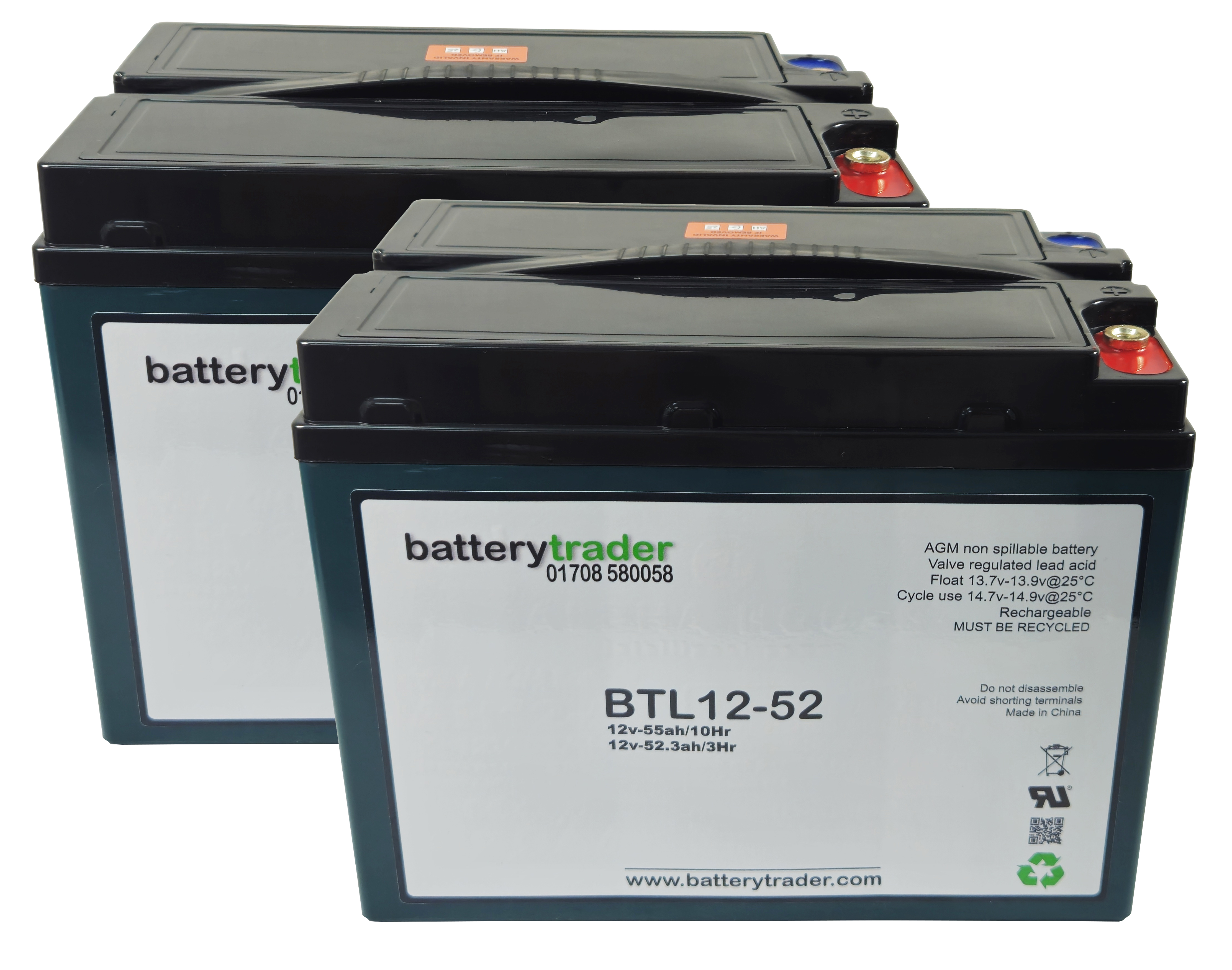 Luxe Mobility X750 Deluxe Sport battery set