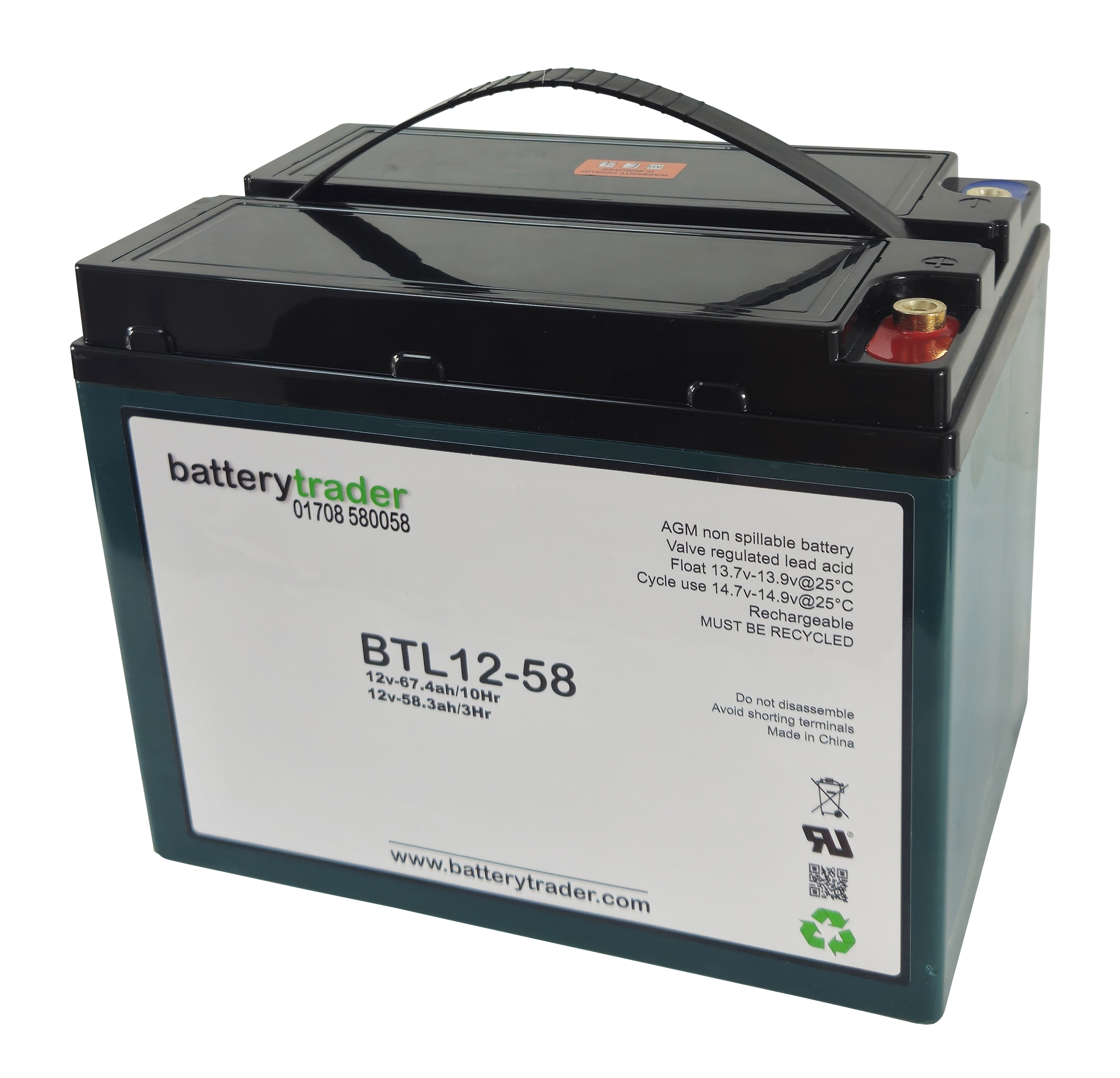 Stormborn-6-EVF-58 Wolf Samson battery 12v AGM