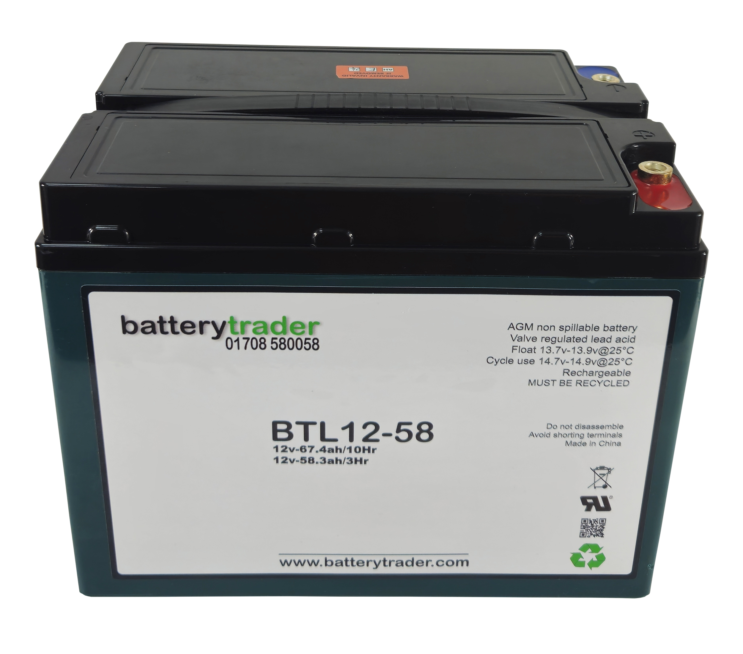 Stormborn-6-EVF-58 Wolf Samson battery 12v AGM