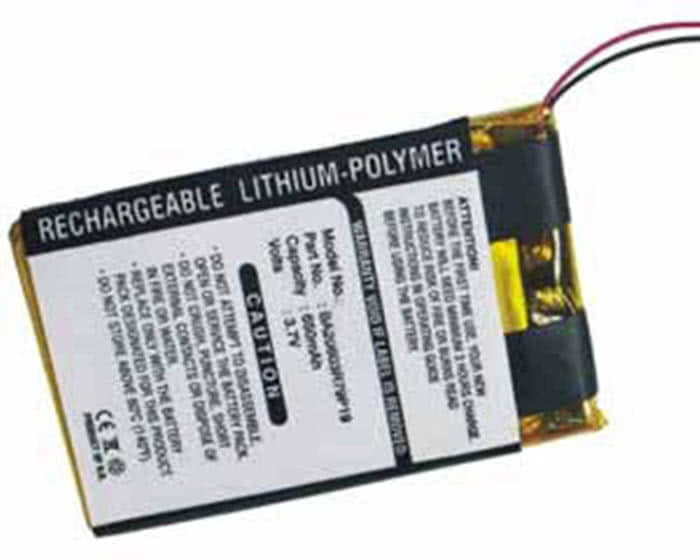 Creative Zen V battery V Plus, DAPFL0040 replacement 3.7 volt