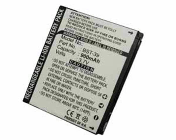 Sony Ericsson BST-39 Equinox W910i Zylo batteries rechargeable