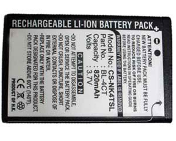 Nokia BL-4CT battery replacement for 5310 7310 X3 7210 rechargeable