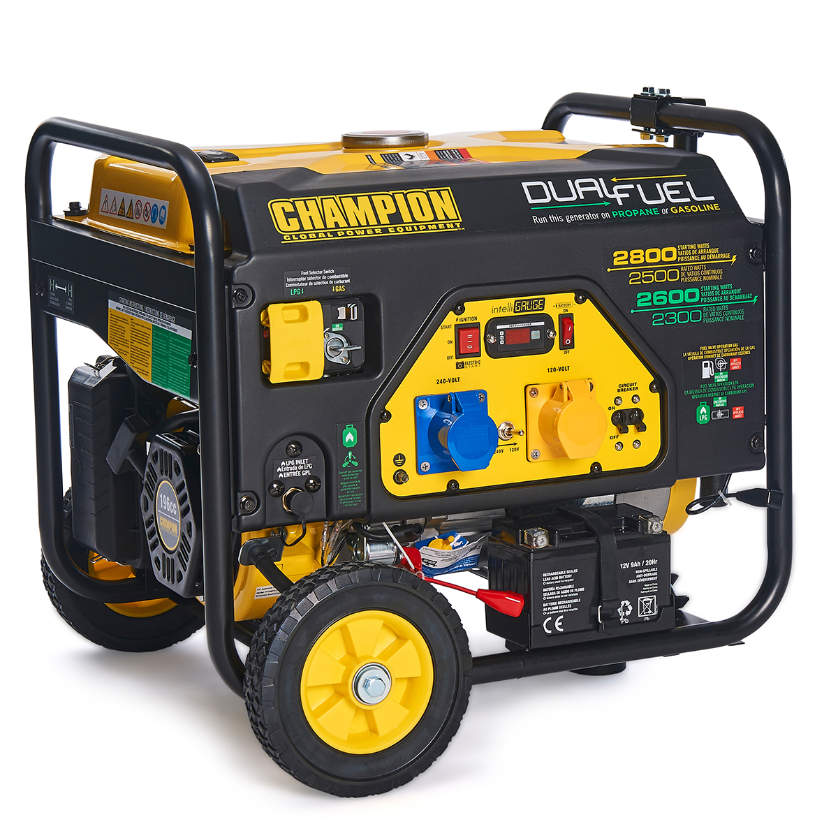 Champion CPG3500E2-DF generator battery replacement