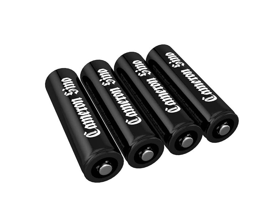 AA rechargeable batteries pack of 4 Ni-MH replacement