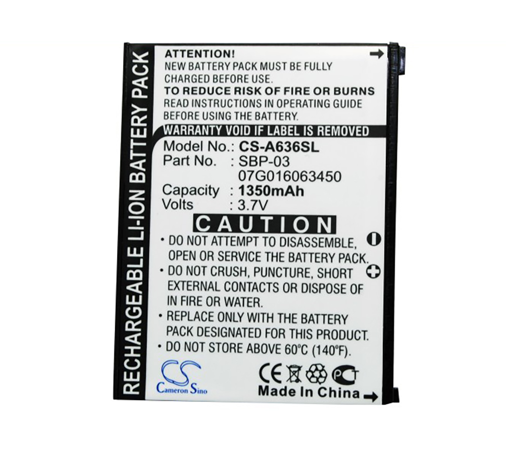 Asus Mypal A630 A632 battery rechargeable replacement