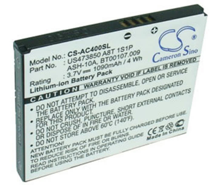 Acer beTouch battery E400 E400B neoTouchP400 ASH-10A BT00107.008