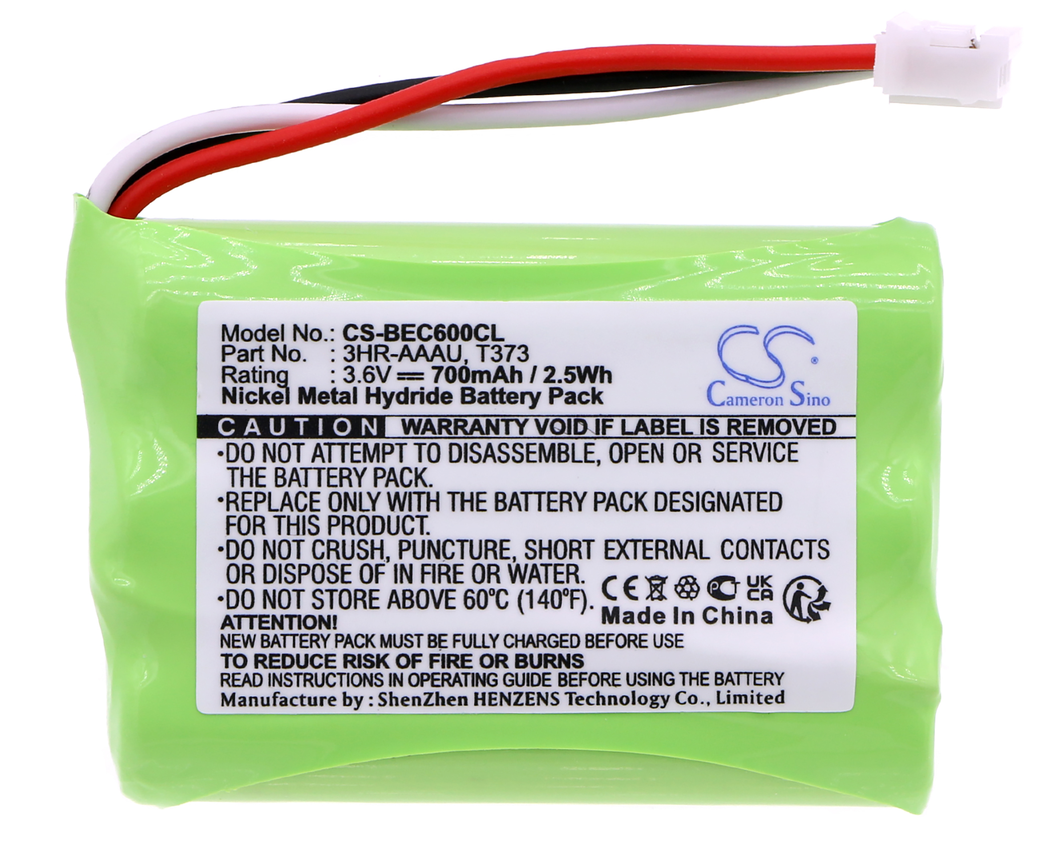 Bang & Olufsen BeoCom-6000 battery replacement rechargeable