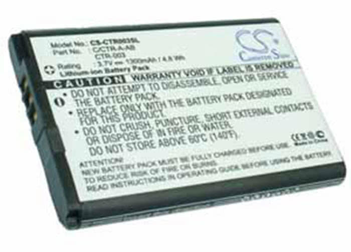 Ninetendo 3DS CTR-001 MIN-CTR-001 N3DS C/CTR-A-AB battery