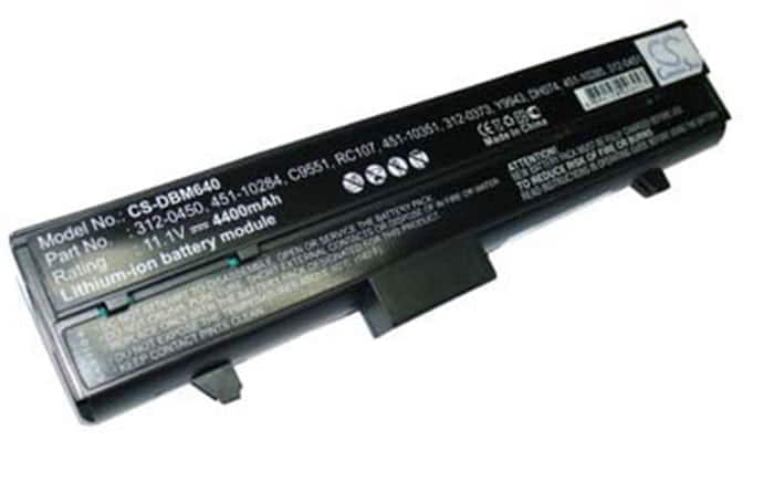 Dell 312-0373 312-0451 replacement 4400mAh batteries rechargeable