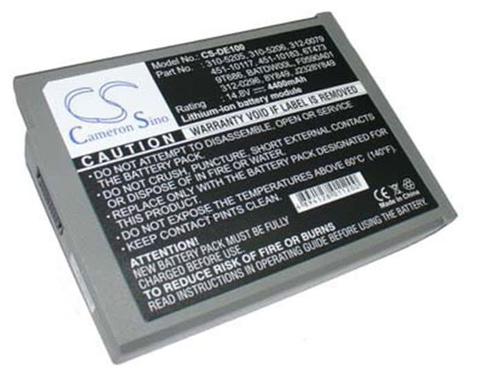 Dell 310-5205 310-5206 312-0079 312-0296 replacement battery