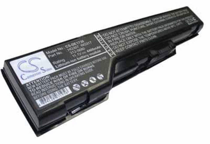 laptop battery for Dell HG307 312-0680 WG317 4400mAh Black
