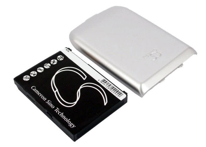 E-Ten Glofish-X800 extended battery with silver cover 2600mAh