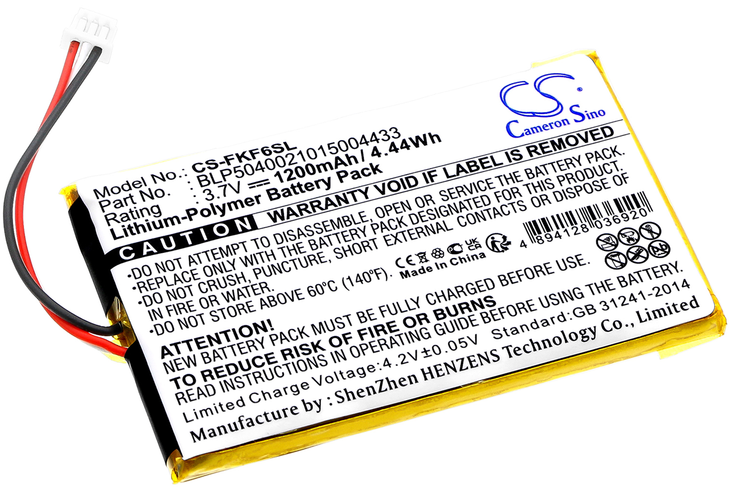 Falk F10 F12 F3 F4 F5 F6 F8 BLP5040021015004433 battery