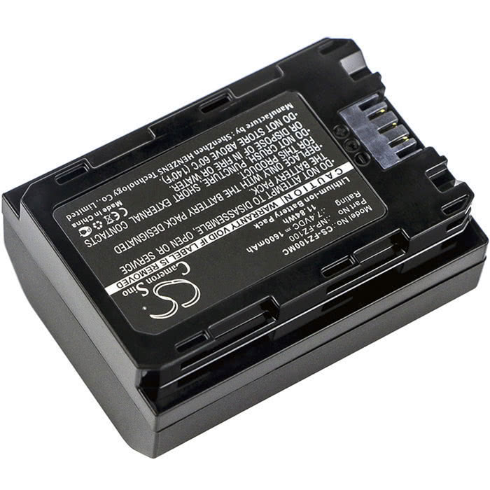 Sony NP-FZ100 7 Mark-3 A7R camera battery 1600mAh Li-ion 7.4V