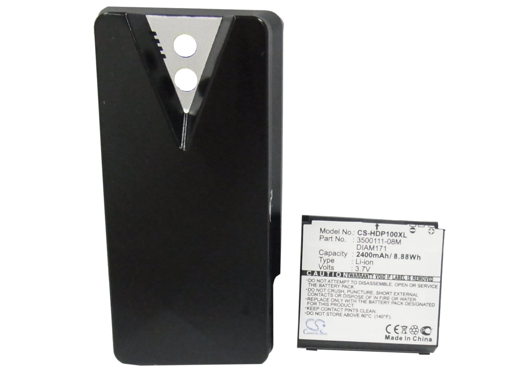 T-Mobile MDA Vario IV extended with back cover battery