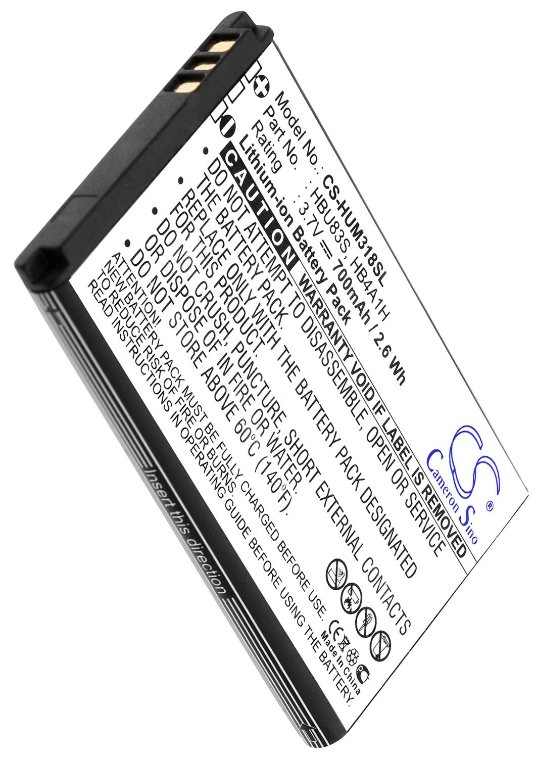 Huawei M318 U120 U121 HBU83S battery rechargeable replacement