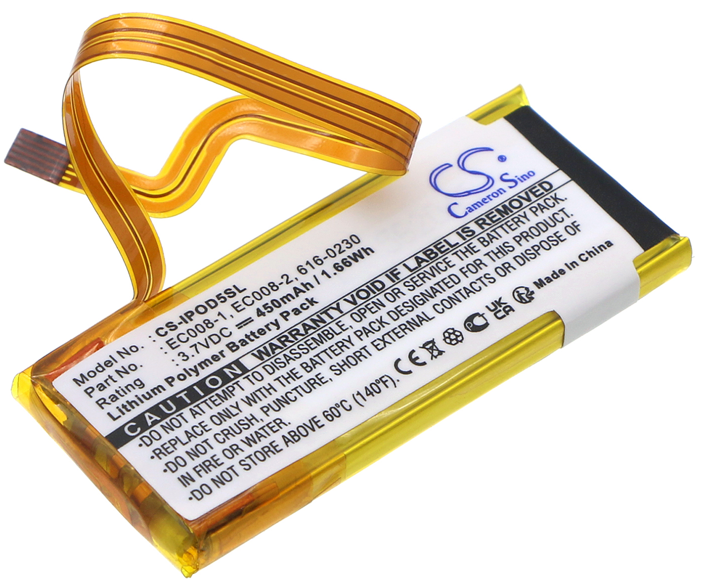 iPod battery for Video 30Gb Apple MP3 rechargeable