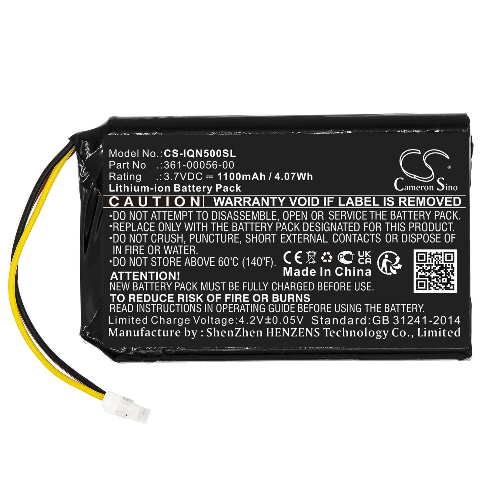 Garmin 361-00056-00 361-00056-50 1100mAh battery replacement
