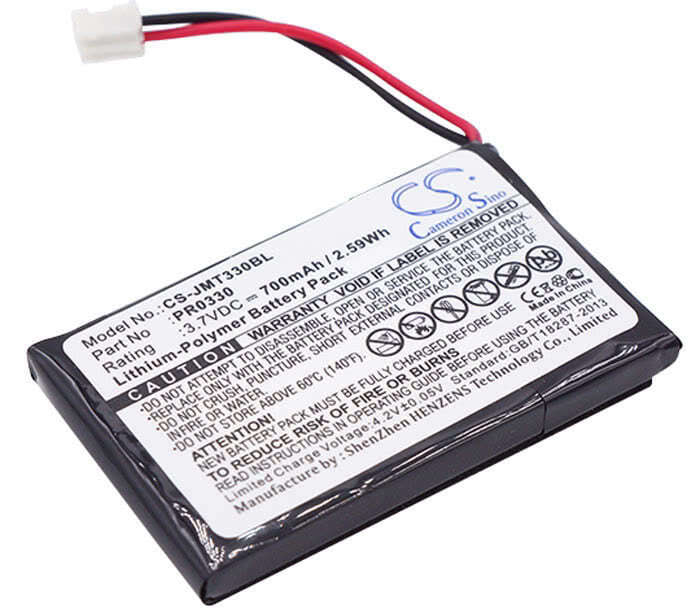 Jay PR0330 remote battery 700mAh Li-Polymer 3.7V rechargeable