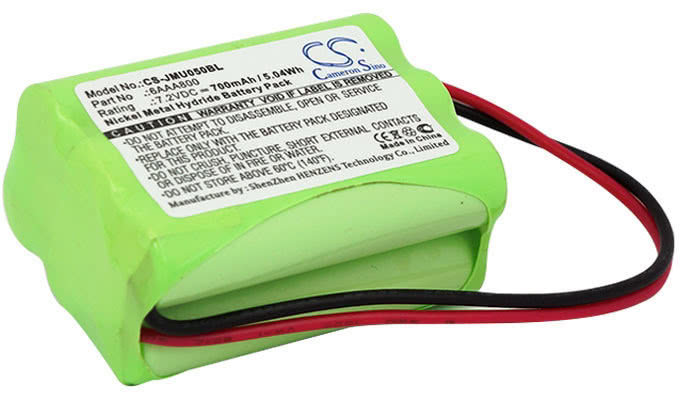 Jay 6AAA800 crane remote battery 700mAh Ni-MH 7.2V replacement