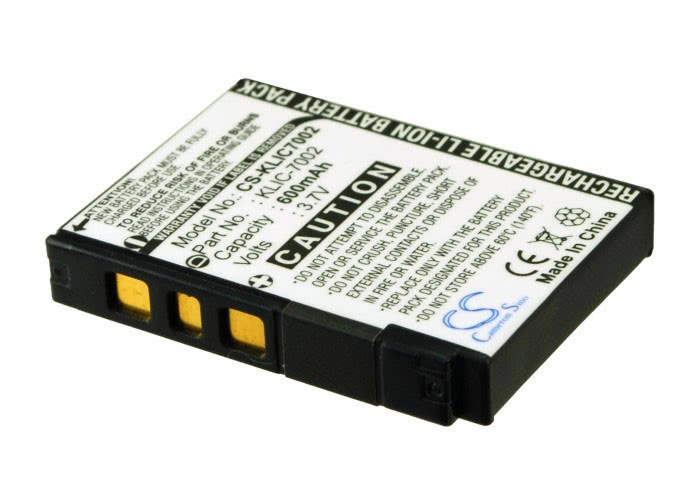 Kodak KLIC-7002 camera camcorder battery replacement rechargeable
