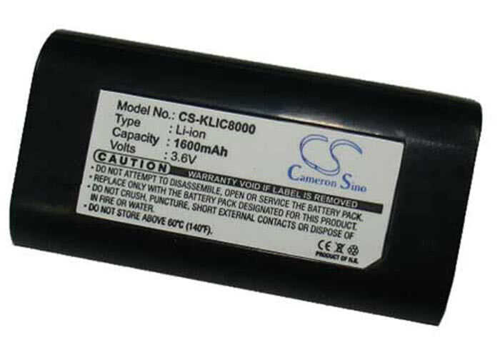Kodak KLIC-8000 RB50 camera camcorder battery rechargeable