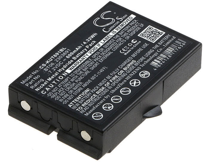 Ikusi 2303691 BT06 remote battery 600mAh Ni-MH 7.2v