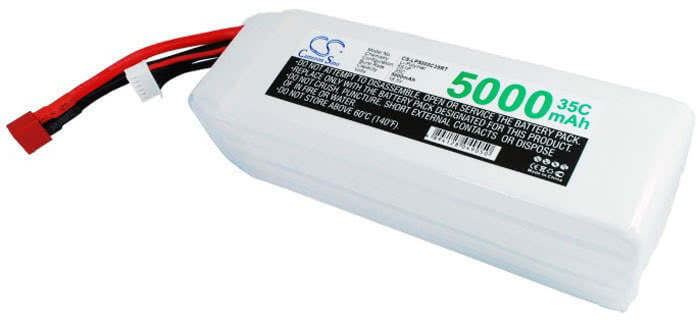 RC generic hobby battery 5000mAh Li-Polymer 18.5 volt