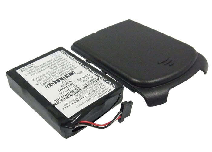 Mitac Mio P350 battery replacement extended 2400mAh rechargeable