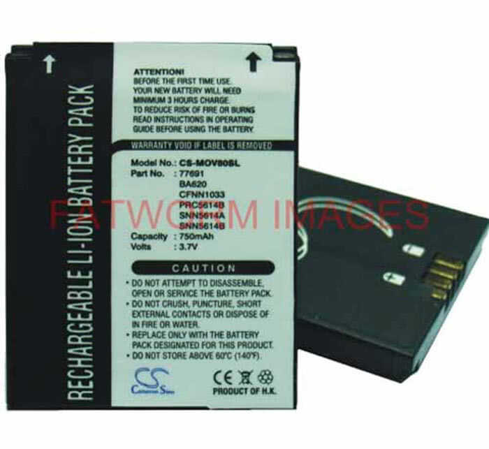 Motorola battery V80 R880 A668 77691 BA620 CFNN1033 rechargeable