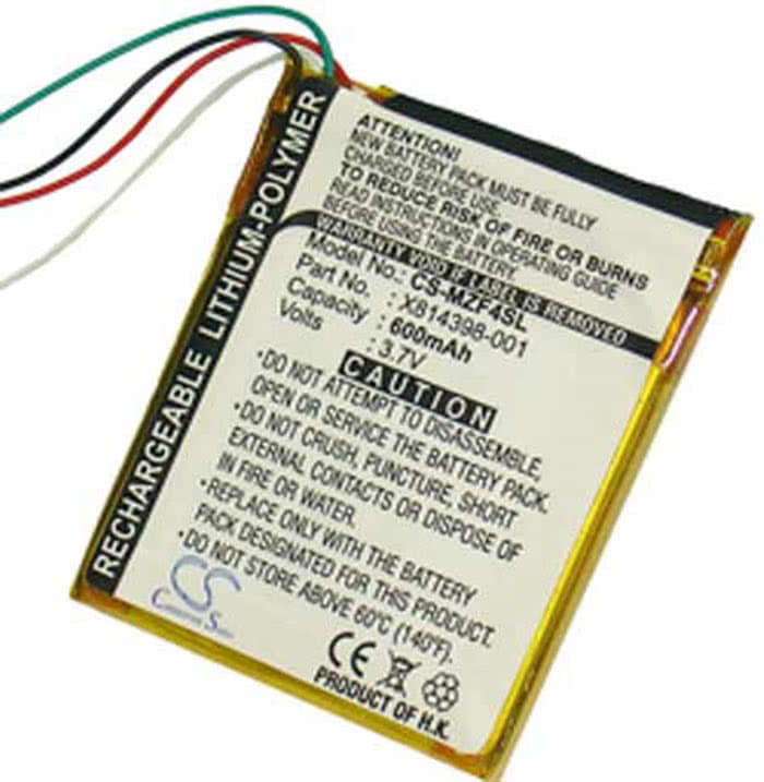 Microsoft Zune 16GB 4G 8G Flash 8GB replacement battery