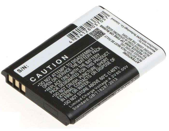 iSpan BTA002 SVP GBLi885-7 NV1 camera battery 900mAh Li-ion 3.7V