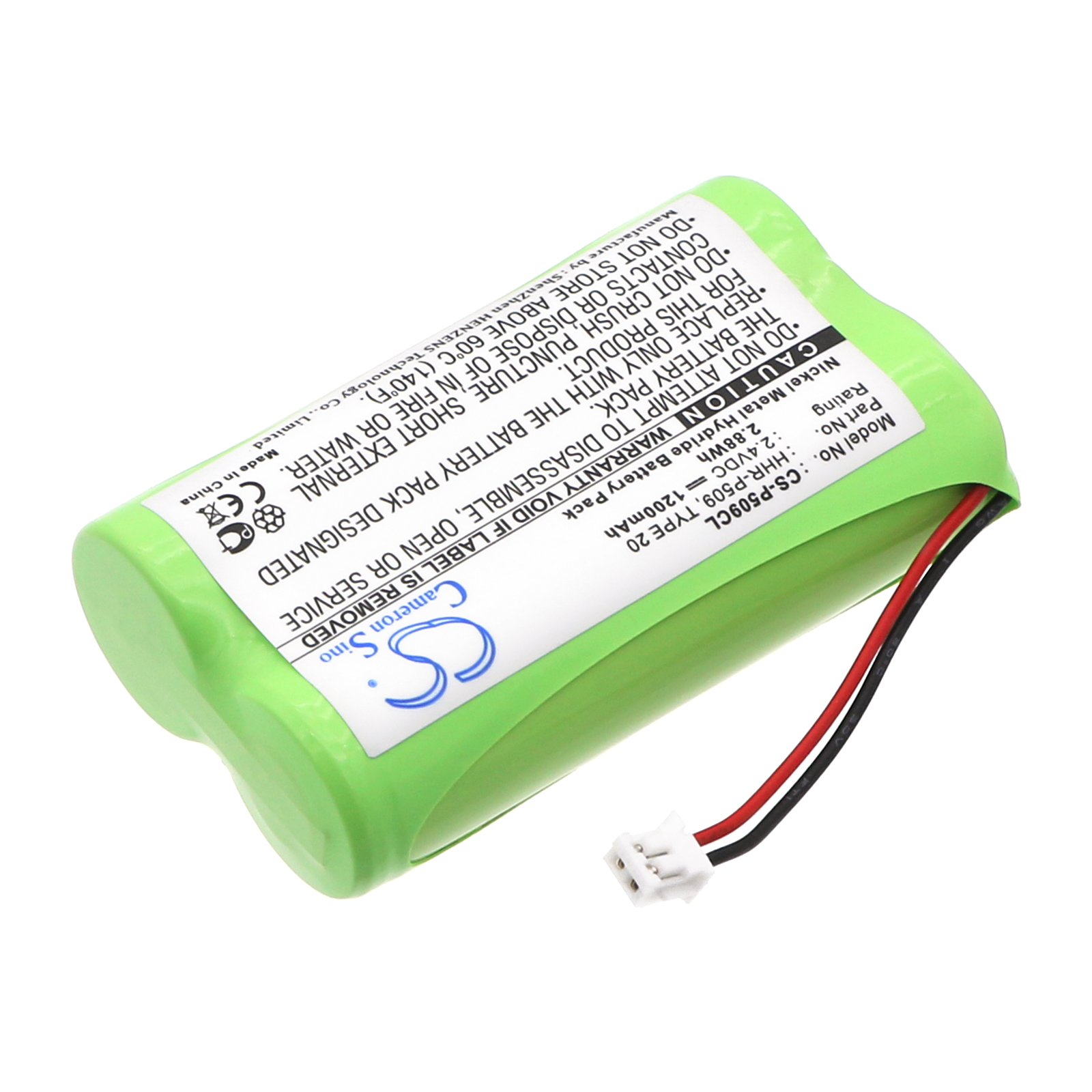 Maxell MCP3651 2.4v battery cordless phone 1200mAh