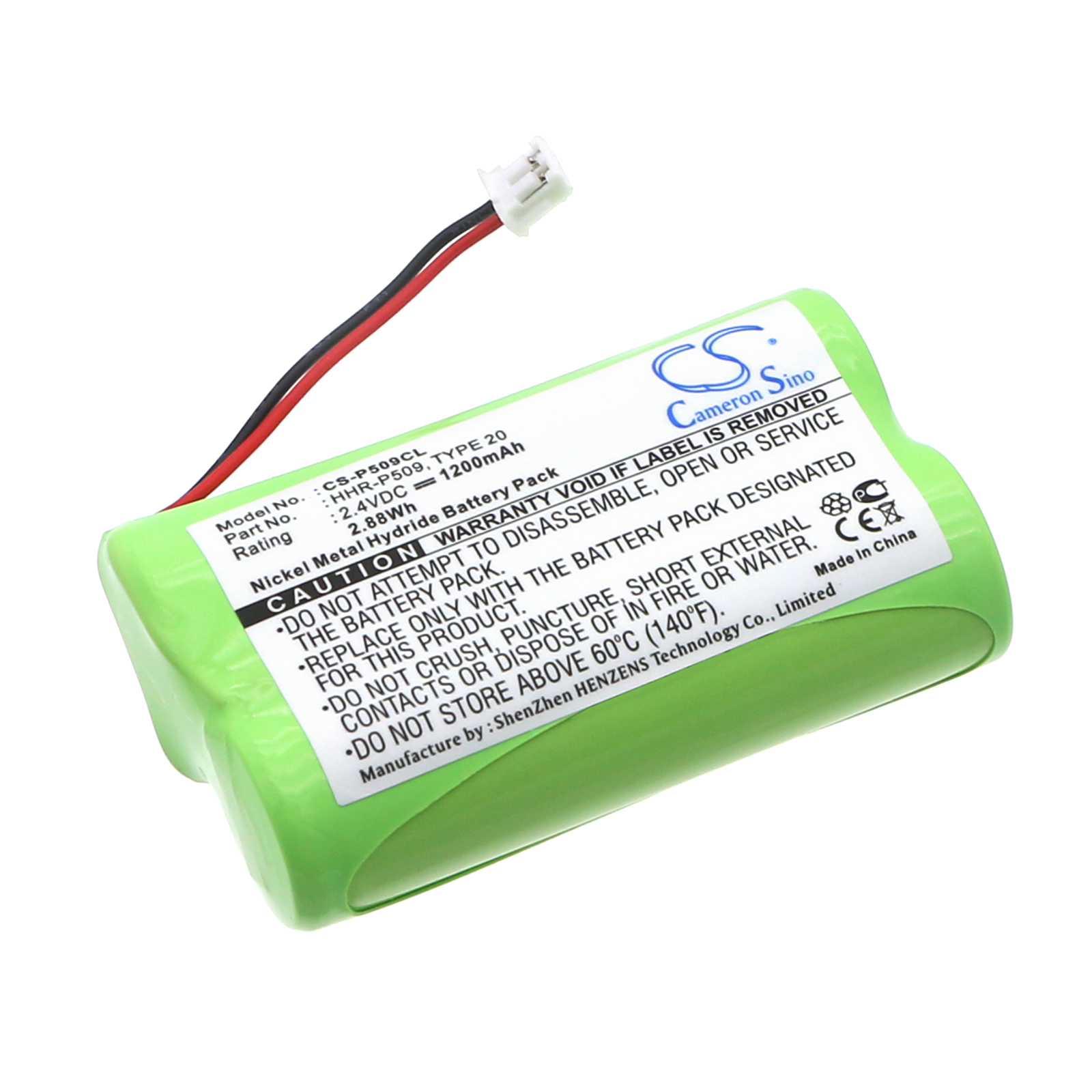 Maxell MCP3651 2.4v battery cordless phone 1200mAh