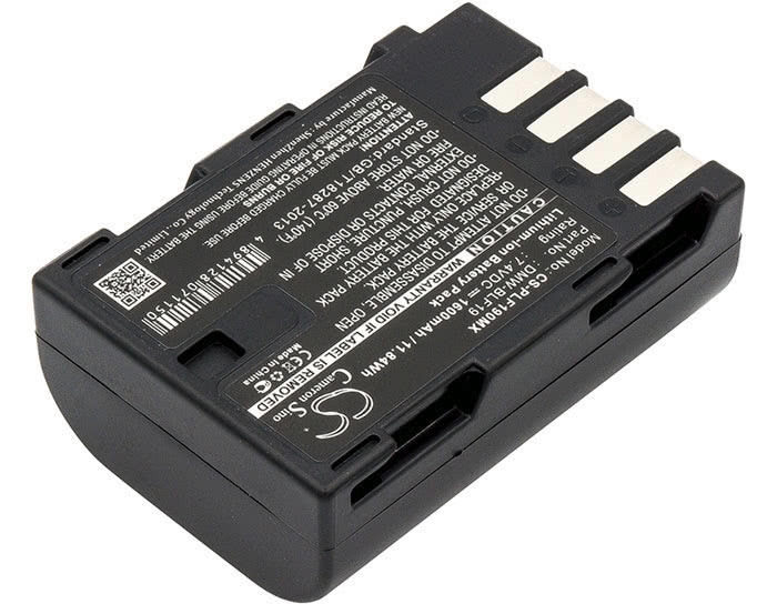Panasonic Lumix DMC-GH3KBODY DMC-GH4 DMC-GH4K battery 1.6Ah