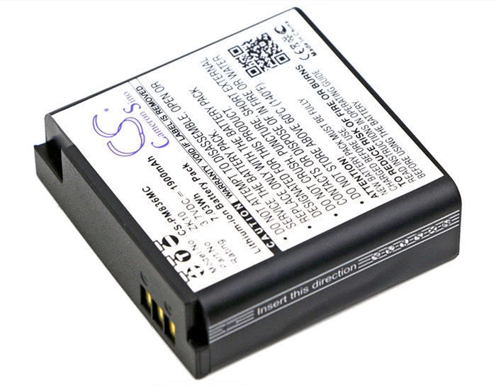 Polaroid ZK10 iM1836 camera battery 1900mAh Li-ion 3.7V