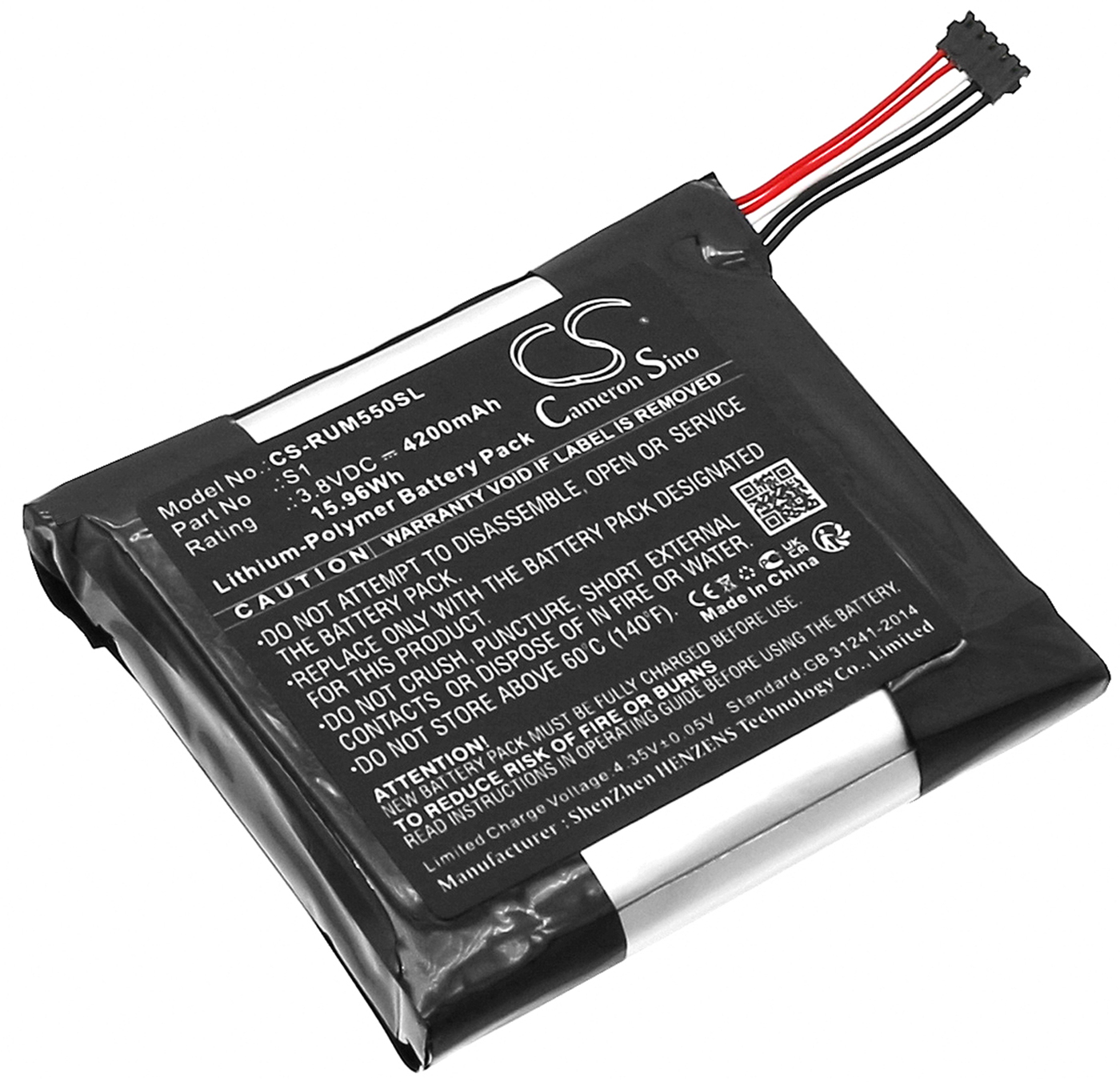 Ring Video-Doorbell-2nd generation battery 5UM5E5 1ICP6/5056-2
