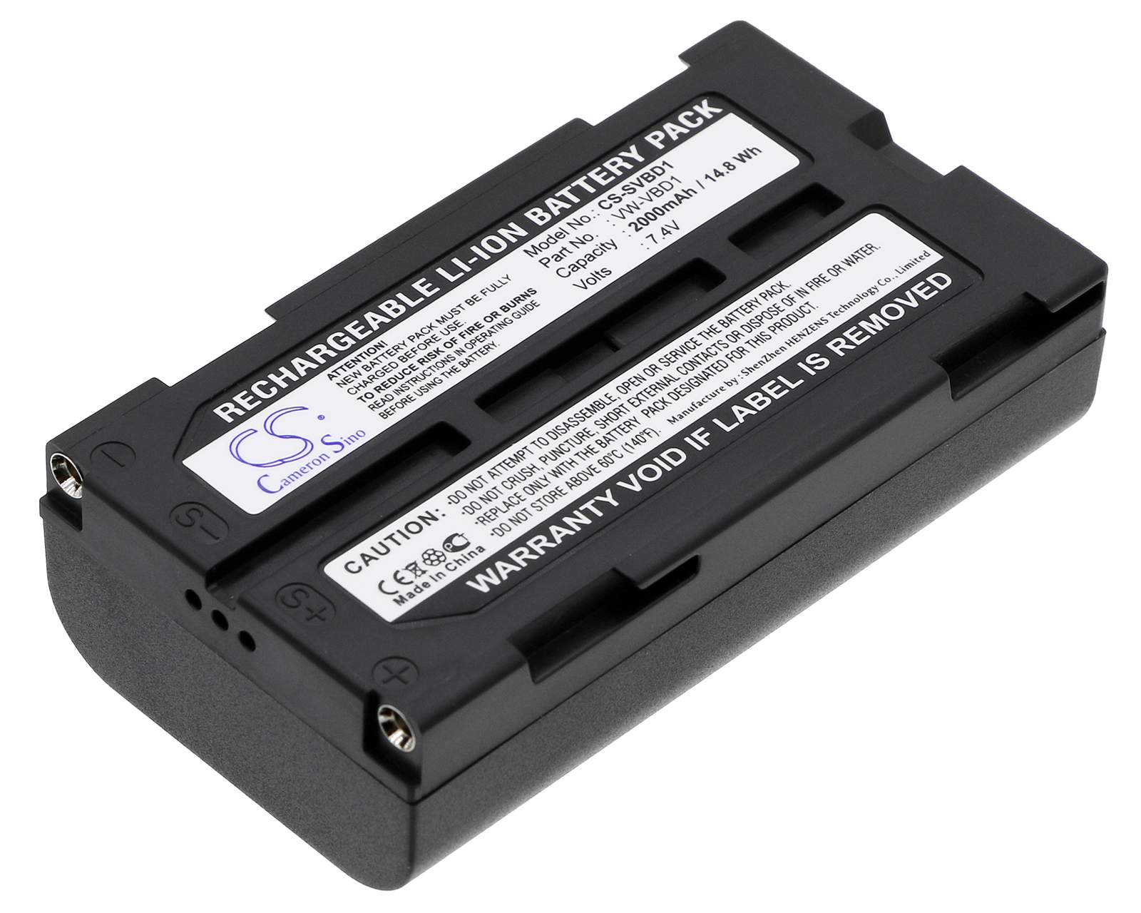 Panasonic VW-VBD1 VW-VBD1E replacement battery rechargeable
