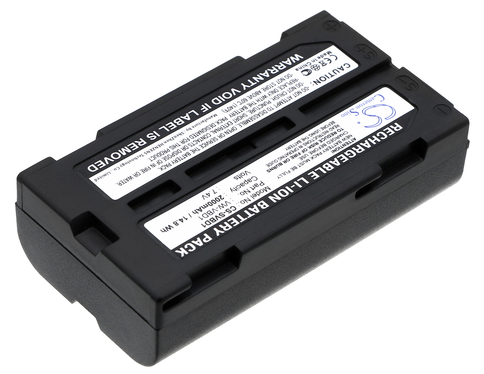 Panasonic VW-VBD1 VW-VBD1E replacement battery rechargeable