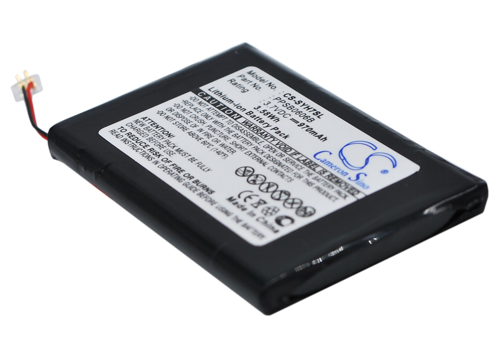 Samsung YH-J70 YP-YH7 PPSB0606B replacement battery rechargeable