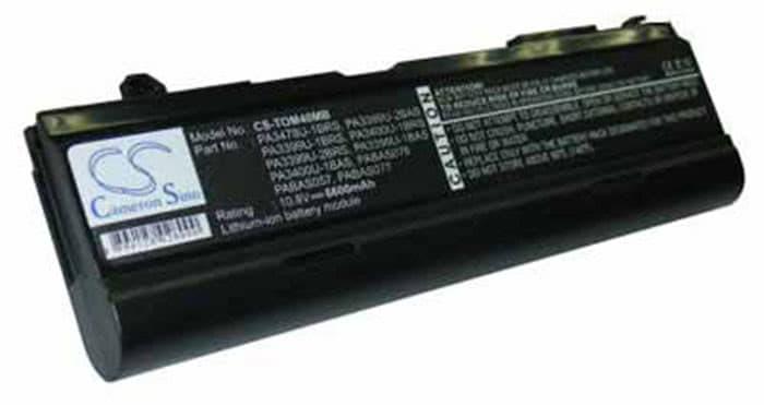 Toshiba PA3399U-2BAS PA3399U-1BRS 6600mAh battery replacement