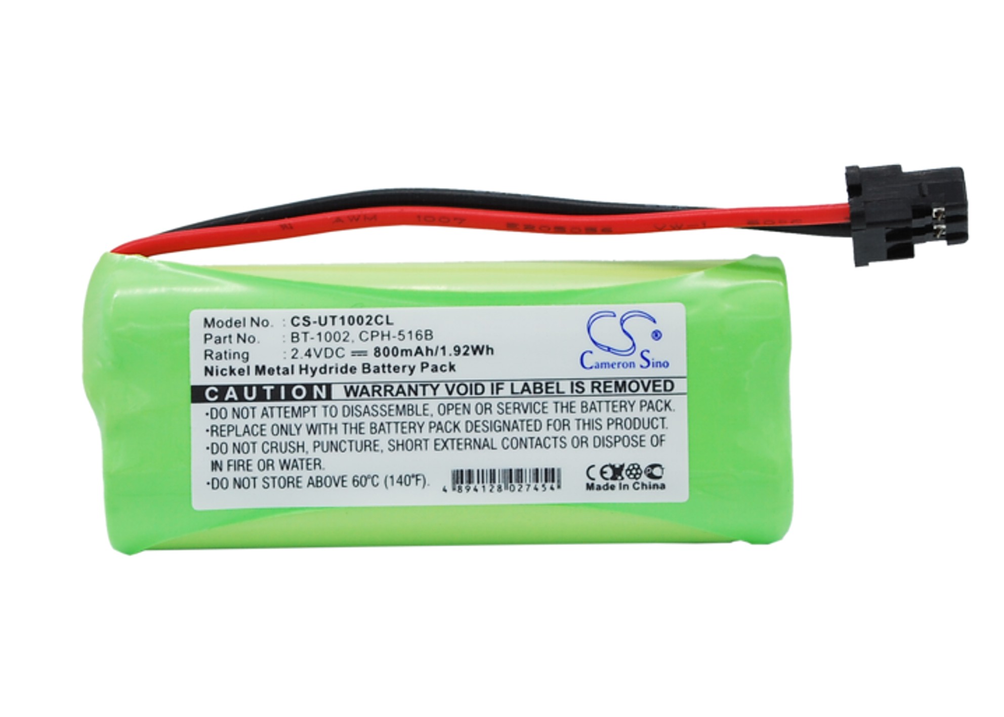 Toshiba BT1002 BT-1002 battery cordless phone rechargeable