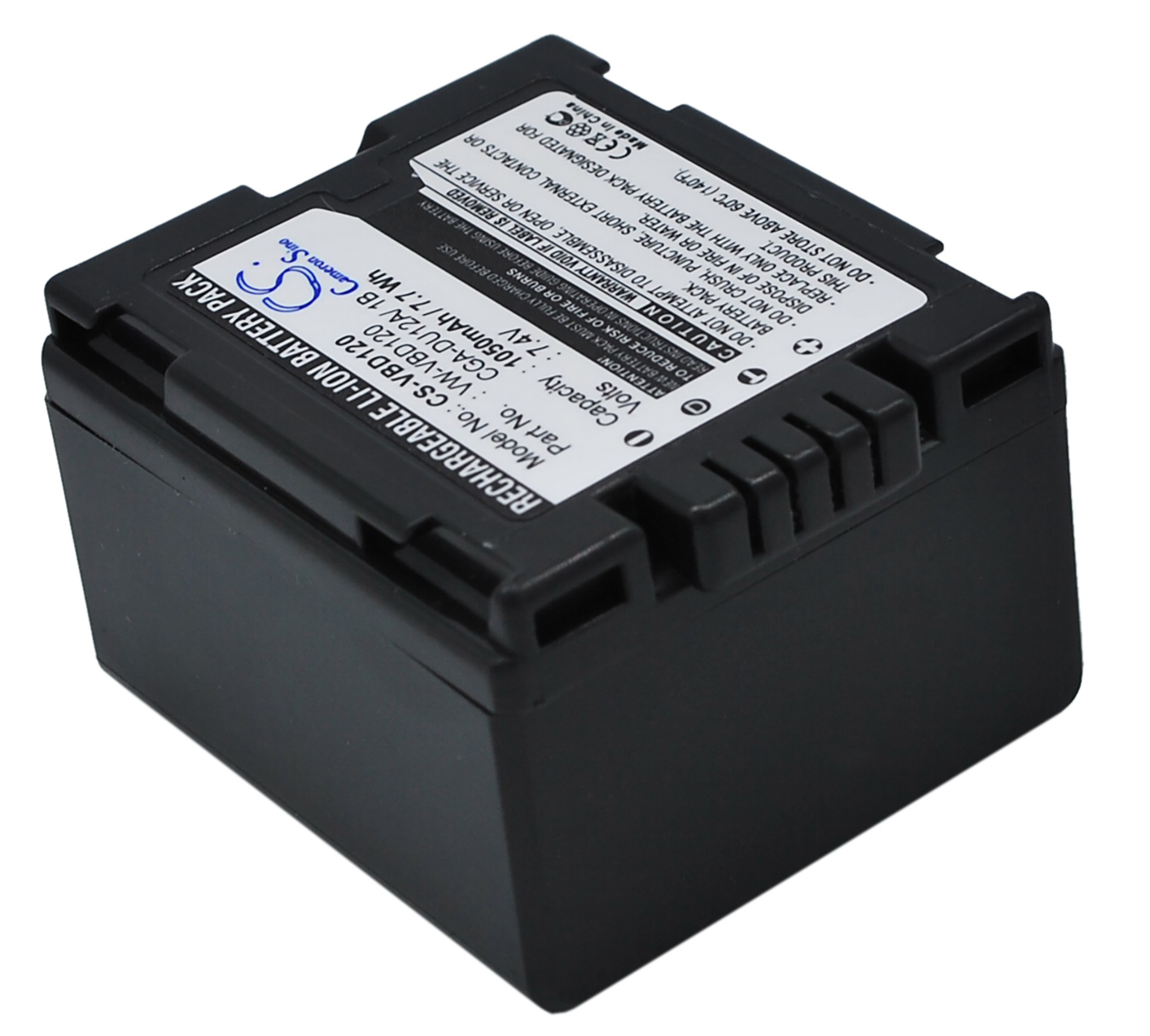 Panasonic VW-VBD120 CGA-DU12 CGA-DU12A/1b battery replacement