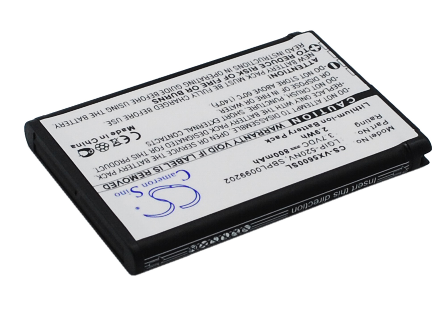 LG VN271 VN271PP VN570 VN570-Extravert battery replacement