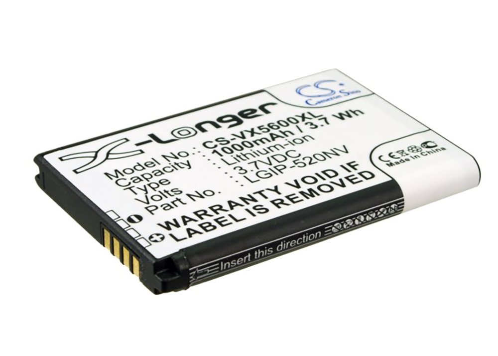 LG VN570 Extravert VX5600 battery replacement rechargeable